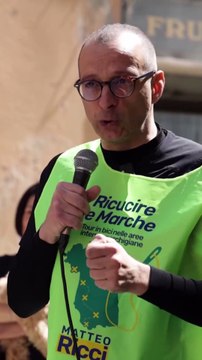 Ricci - Oggi siamo partiti da Cantiano per Ricucire le Marche (11.04.25)