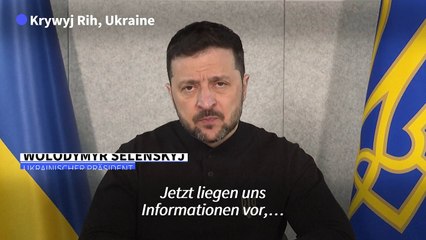 Selenskyj: "Mehrere hundert" Chinesen kämpfen in Ukraine für Russland