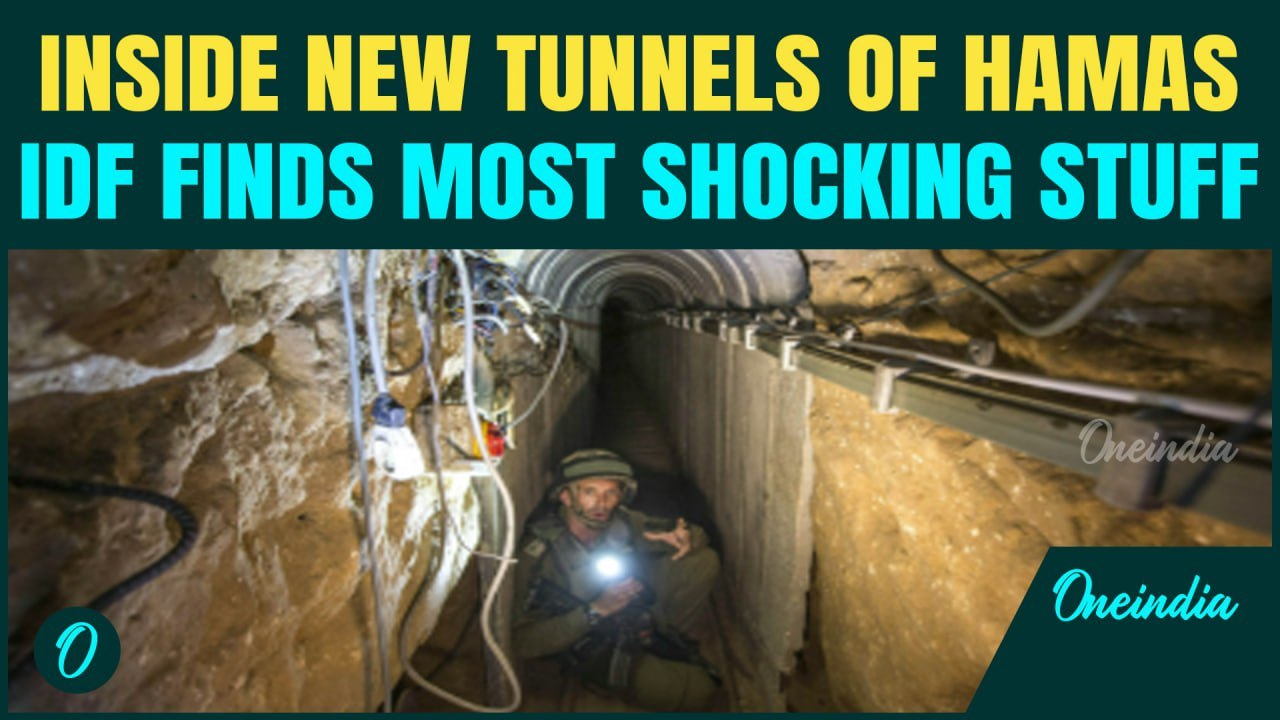 VIDEO: Hamas Fighters Bo*by Traps Massive Tunnel Near Kids School; Israel Tears Down Tunnels In Gaza