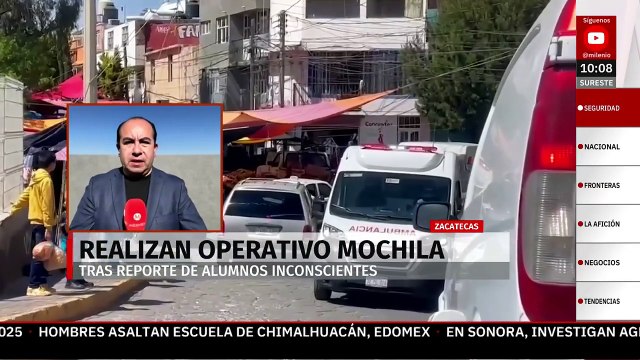 Se lleva a cabo operativo mochila en escuela secundaria de Zacatecas