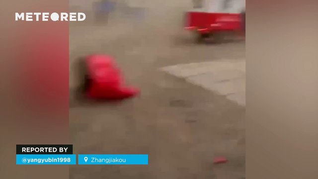 Extreme winds lash northern China! Gusts reached 150 km/h in several towns