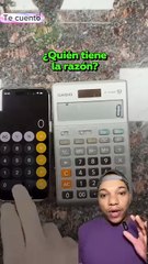 cuál de estas dos calculadoras es la correcta