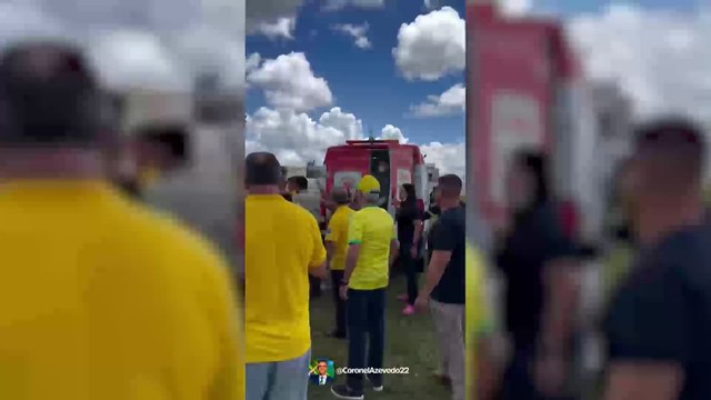 Video footage shows Bolsonaro’s emergency helicopter ride following abdominal pain