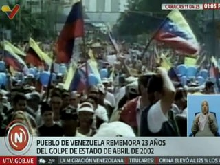 Pueblo venezolano rememora hechos que llevaron al golpe de Estado en abril de 2002