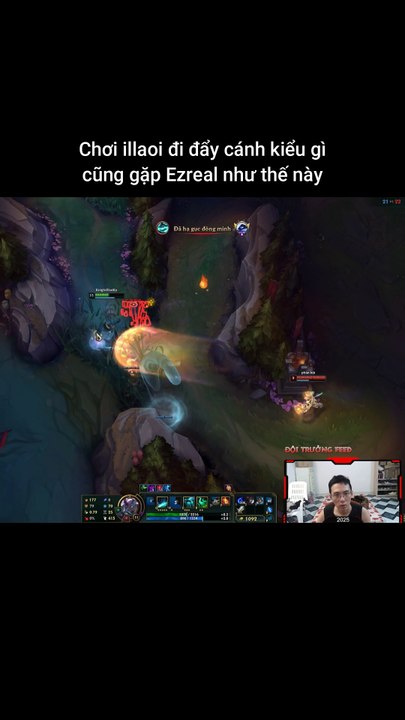 Chơi illaoi đi đẩy cánh kiểu gì cũng gặp Ezreal như thế này #illaoi #ezreal #lienminhhuyenthoai #leagueoflegends