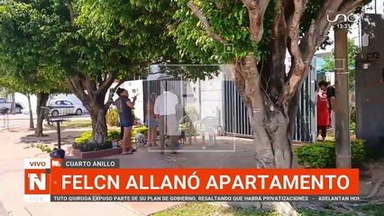 Felcn allanó un apartamento en Santa Cruz
