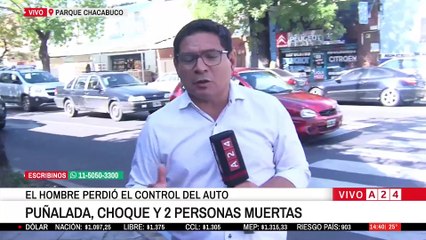 🚨 PUÑALADA, CHOQUE Y DOS MUERTES EN PARQUE CHACABUCO