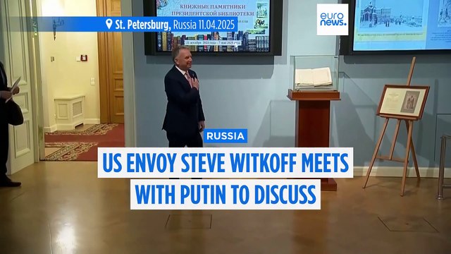 US envoy Witkoff holds third meeting with Putin in Russia to discuss Ukraine ceasefire