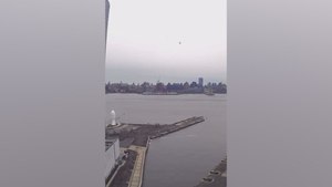 Nuevas imágenes del impacto del helicóptero sobre el río Hudson