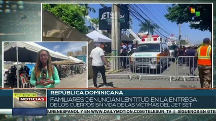 Denuncian retraso en entrega de los cuerpos de las víctimas del Jet Set