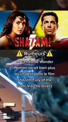 Rumeur sur Shazam 2 🎬