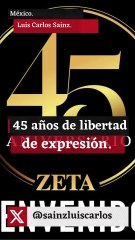 45 años de libertad de expresión.