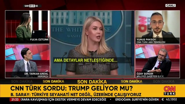 Trump Türkiye'ye gelecek mi? Beyaz Saray Sözcüsü Leavitt'ten açıklama