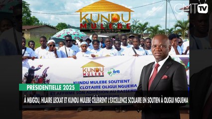 [#Reportage] Présidentielle 2025 : À Mbigou, Hilaire Leckat et Kundu Mulebe célèbrent l’excellence scolaire en soutien à Oligui Nguema