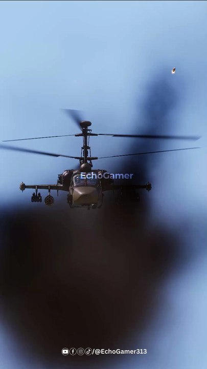 Ka-52 vs Defense Force #echogamer #gaming #helicoptershot #wargames #armedforces #military #gamer