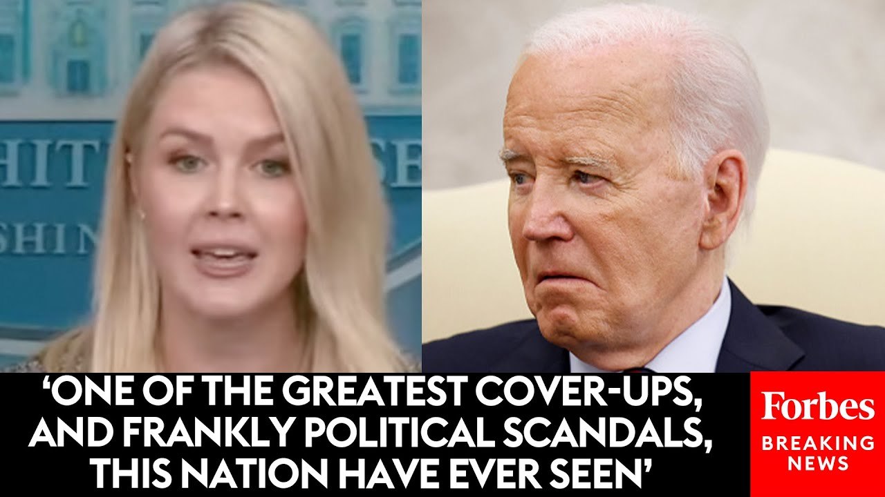 Karoline Leavitt Slams Biden Admin And Media For Covering Up The Former President’s ‘Health And Competence’