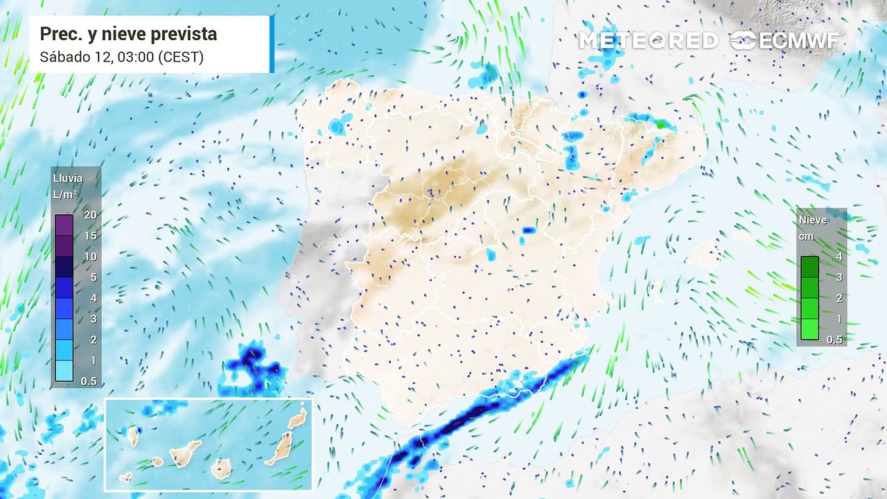 En las próximas horas se esperan tormentas intensas en varias comunidades