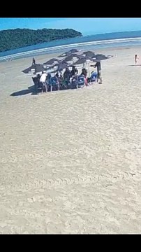 URGENTE: Bandidos rendem turistas e levam pertences em praia