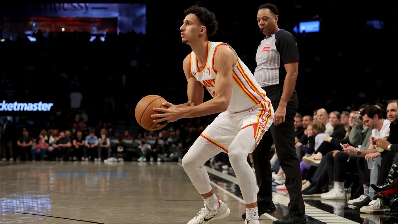Hawks Dominate Nets 133-109; Risacher Scores 38 Points