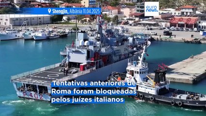 Itália transfere 40 requerentes de asilo para centros de detenção na Albânia