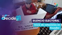 Inicia silencio electoral en Ecuador