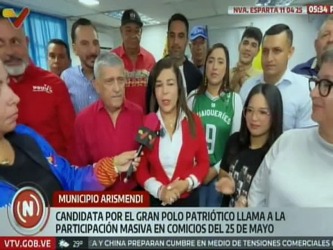 Candidata a la gobernación de Nueva Esparta Marisel Velásquez llama a la participación masiva el 25M