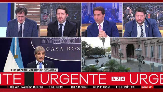 📣 ACUERDO CON EL FMI: HABLA LUIS CAPUTO ANUNCIÓ EL FIN DEL CEPO CAMBIARIO