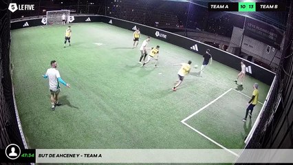 But de Ahcene Y - Team A