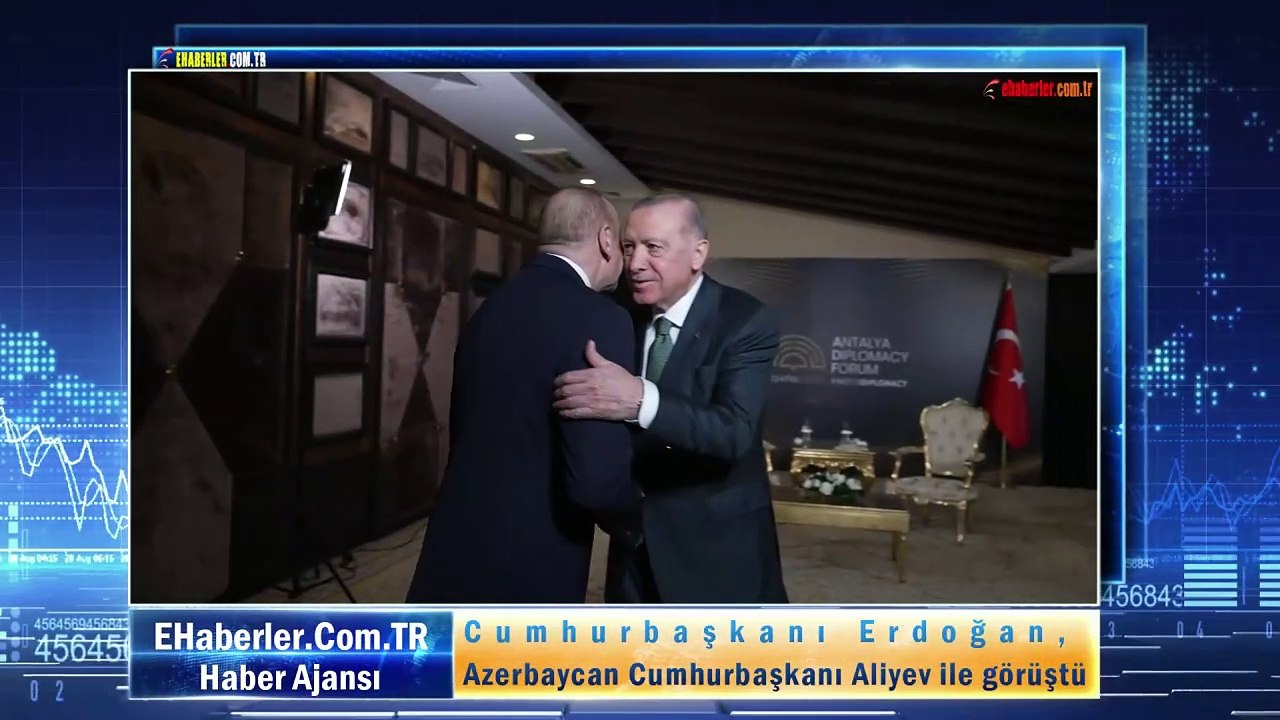 Cumhurbaşkanı Erdoğan, Azerbaycan Cumhurbaşkanı Aliyev ile görüştü