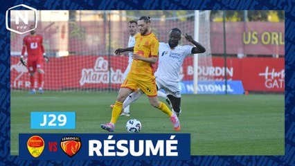 J29 I US Orléans - Le Mans FC (1-2)