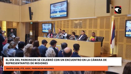 El Día del Parkinson se celebró con un encuentro en la Cámara de Representantes de Misiones_1