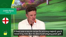 There's no 'secret recipe' to major success - Masters leader Rose