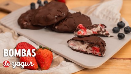 Receta de bombas de yogurt: Fáciles y refrescantes