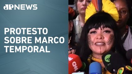 Deputada indígena denuncia violência policial em marcha realizada nesta quinta (10)