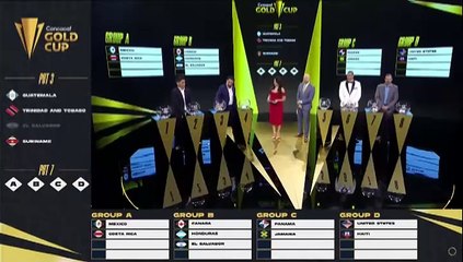 SOCA WARRIORS GOLD CUP DRAW