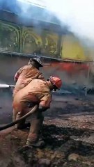Incendio en San Andrés Ecatepec