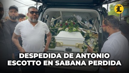 Entre lágrimas y aplausos despiden a Antonio Escotto, víctima del Jet Set, en Sabana Perdida