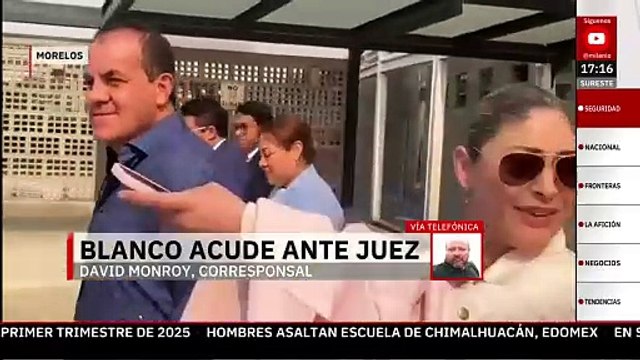Cuauhtémoc Blanco acude ante juez en Morelos; solicita se le permita conocer la denuncia que tiene