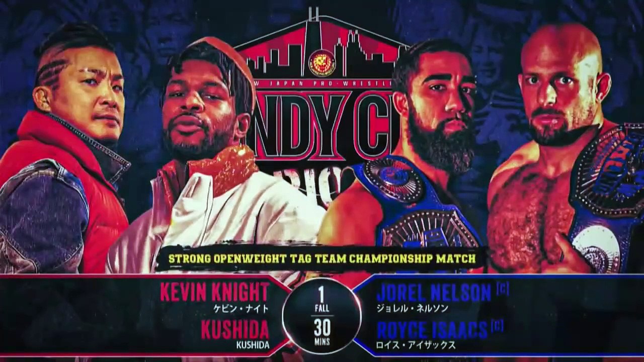 Kevin Knight & KUSHIDA vs Royce Isaacs & Jorel Nelson - NJPW STRONG Openweight Tag Team Championships: Windy City Riot 2025 (4/11/2025)
