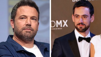 Luis Gerardo Méndez es captado junto con Ben Affleck en el set de la película de suspenso 'Animals'