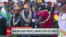 Cochabamba: Dirigentes arcistas anuncian la proclamación de Luis Arce en San Benito