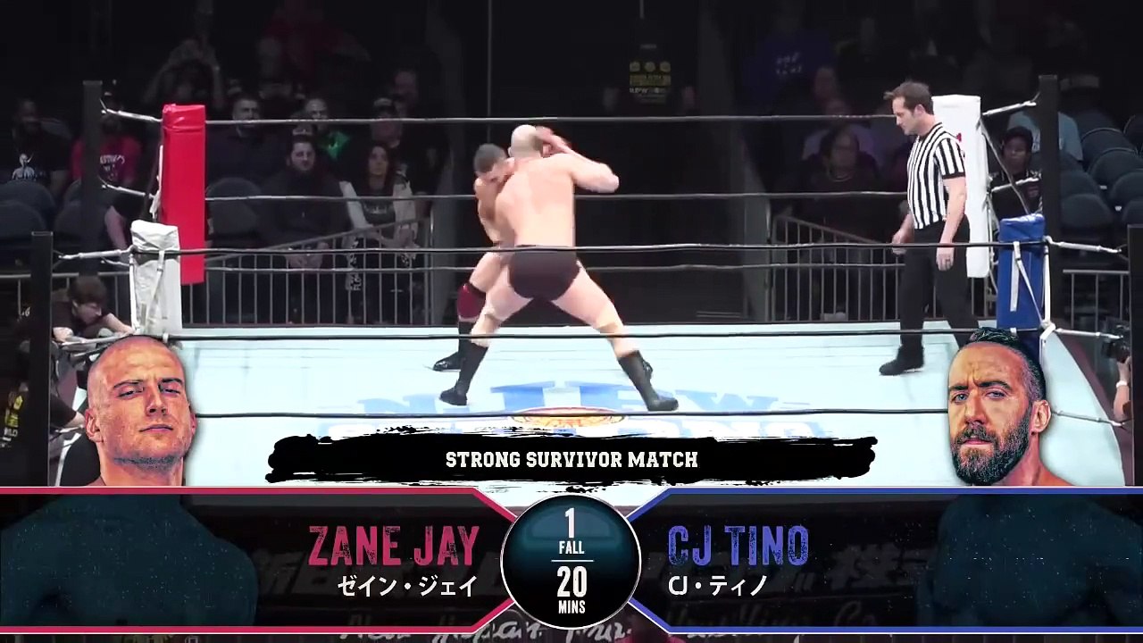 Zane Jay vs CJ Tino - NJPW STRONG Survivor: Windy City Riot 2025 (4/11/2025)