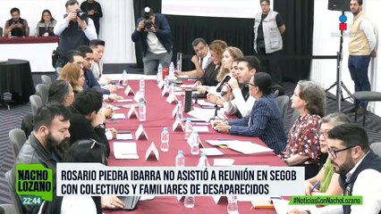 Madres buscadoras reprochan ausencia de Rosario Piedra Ibarra en mesa de diálogo