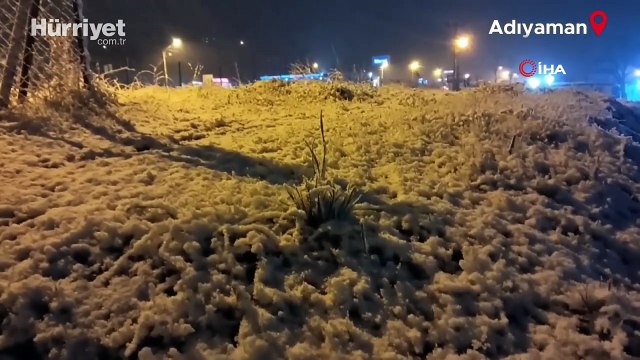 Nisan ayında kar sürprizi... Her yer beyaza büründü