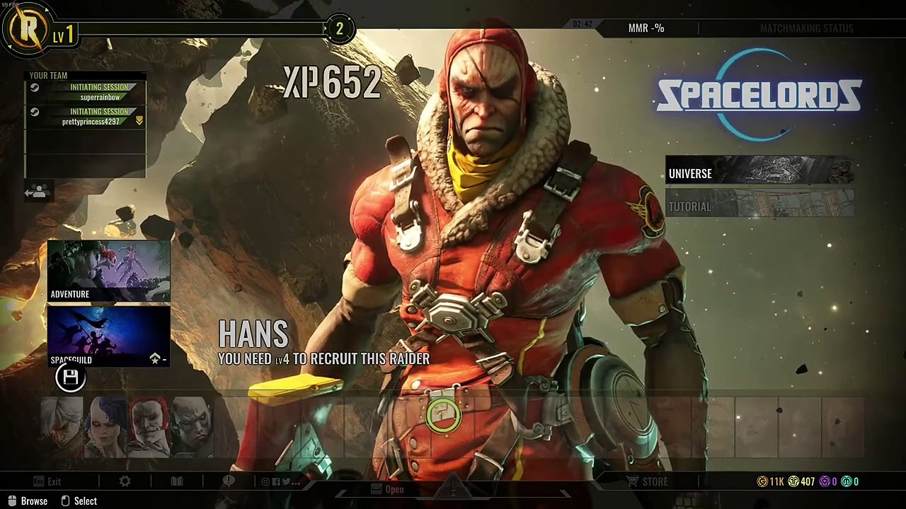 Spacelords Pt.1-Unique Characters