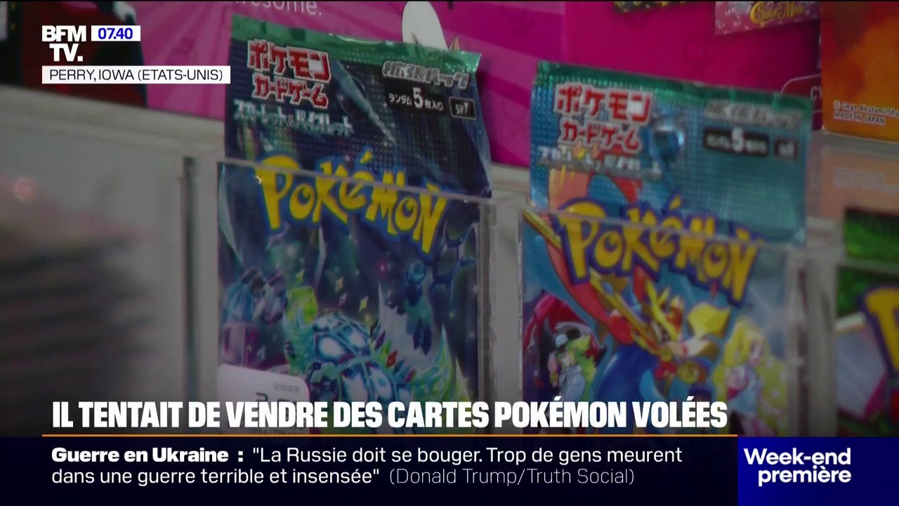 États-Unis: un homme arrêté après avoir volé plusieurs milliers de dollars de cartes Pokémon