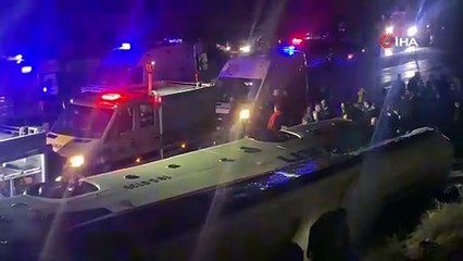 Çankırı'da işçilerin yaralandığı kazanın görüntüleri ortaya çıktı!