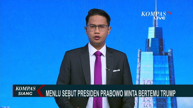 Menlu Ungkap Presiden Prabowo Minta Bertemu Presiden AS Donald Trump Bahas Tarif Dagang