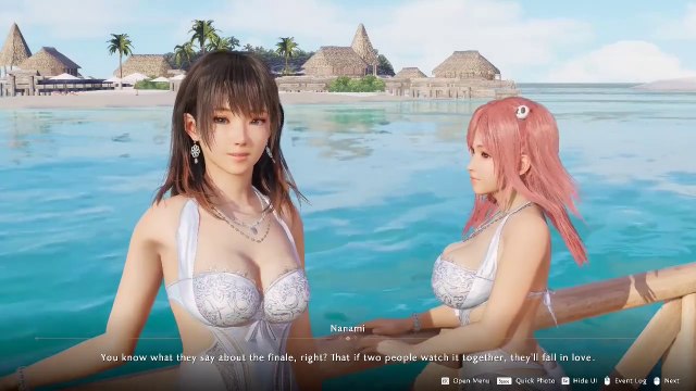 nanami route complete story all dialogue/cutscenes Venus Vacation PRISM DEAD OR ALIVE Xtreme