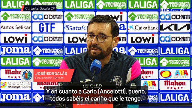 Le preguntan a Bordalás por el futuro de Ancelotti y se gana al madridismo en 30''